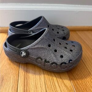 Kids CROCS Glitter Gray size 1